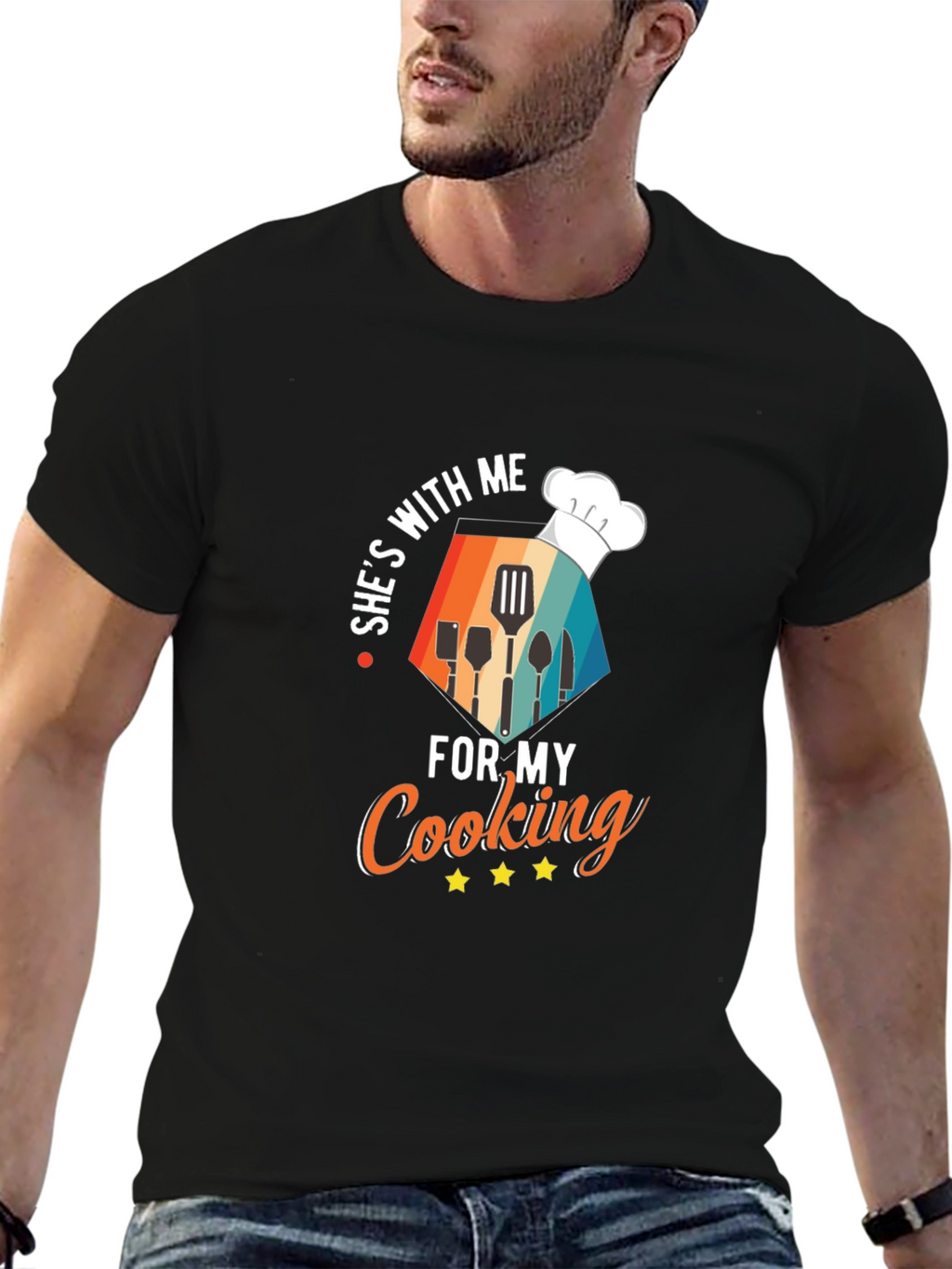 Shes With Me For My Cooking T-Shirt
