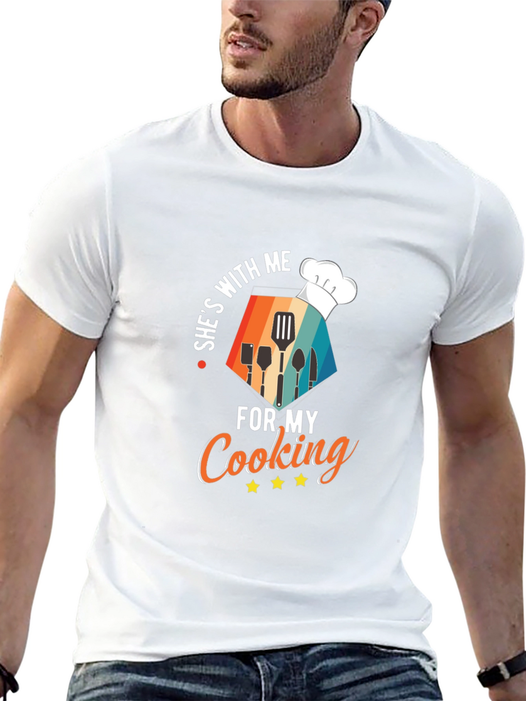 Shes With Me For My Cooking T-Shirt
