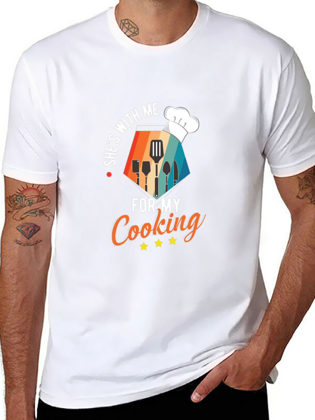 Shes With Me For My Cooking T-Shirt