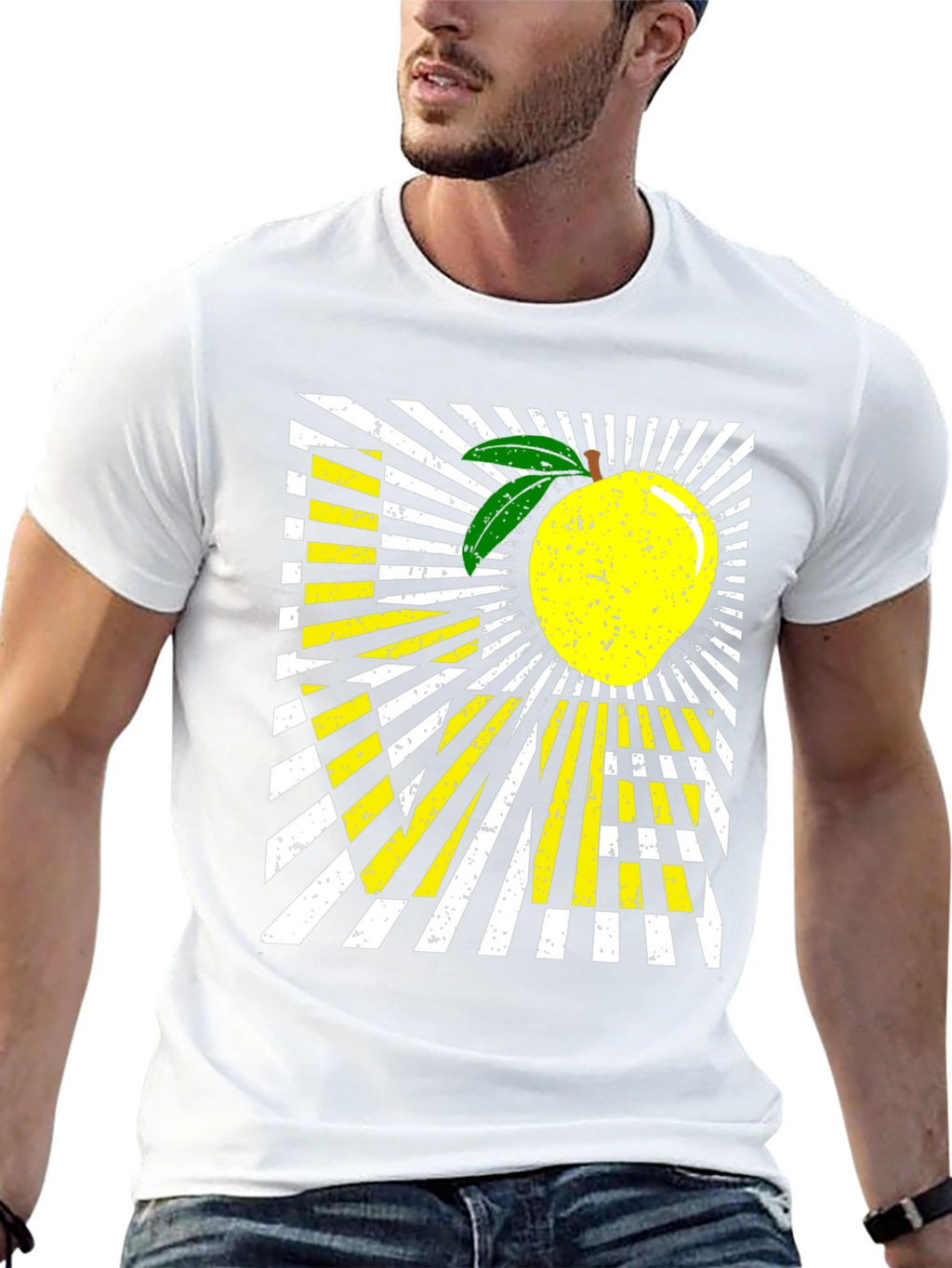 Love Mango Graphic T-Shirt - Black Cotton Blend