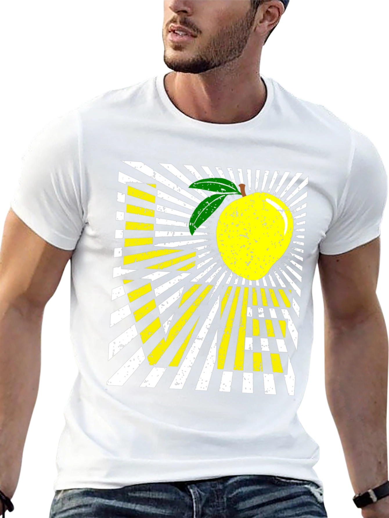 Love Mango Graphic T-Shirt - Black Cotton Blend