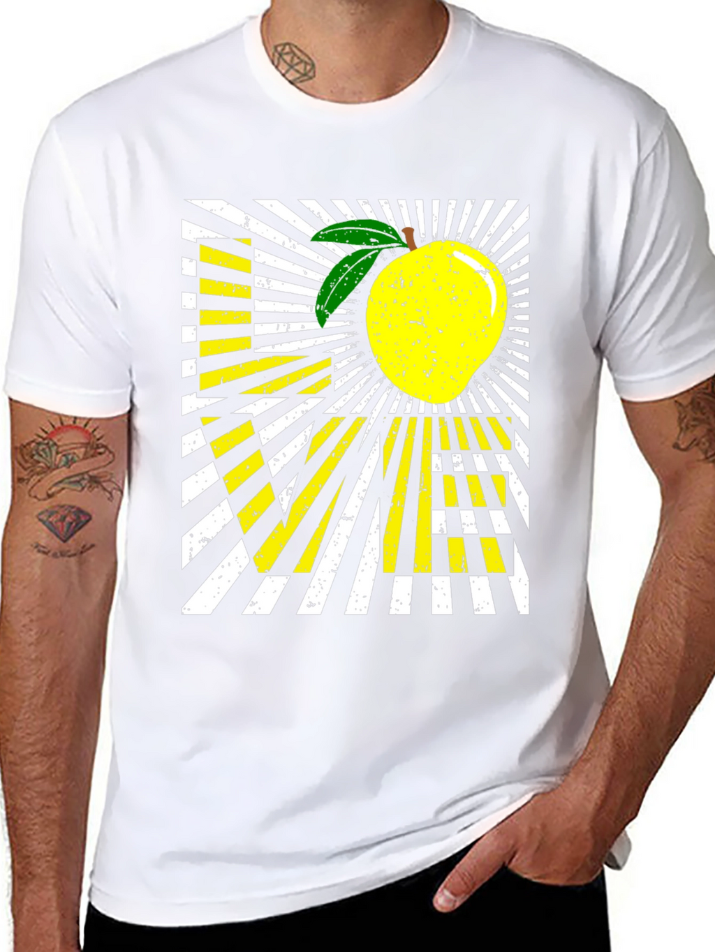 Love Mango Graphic T-Shirt - Black Cotton Blend
