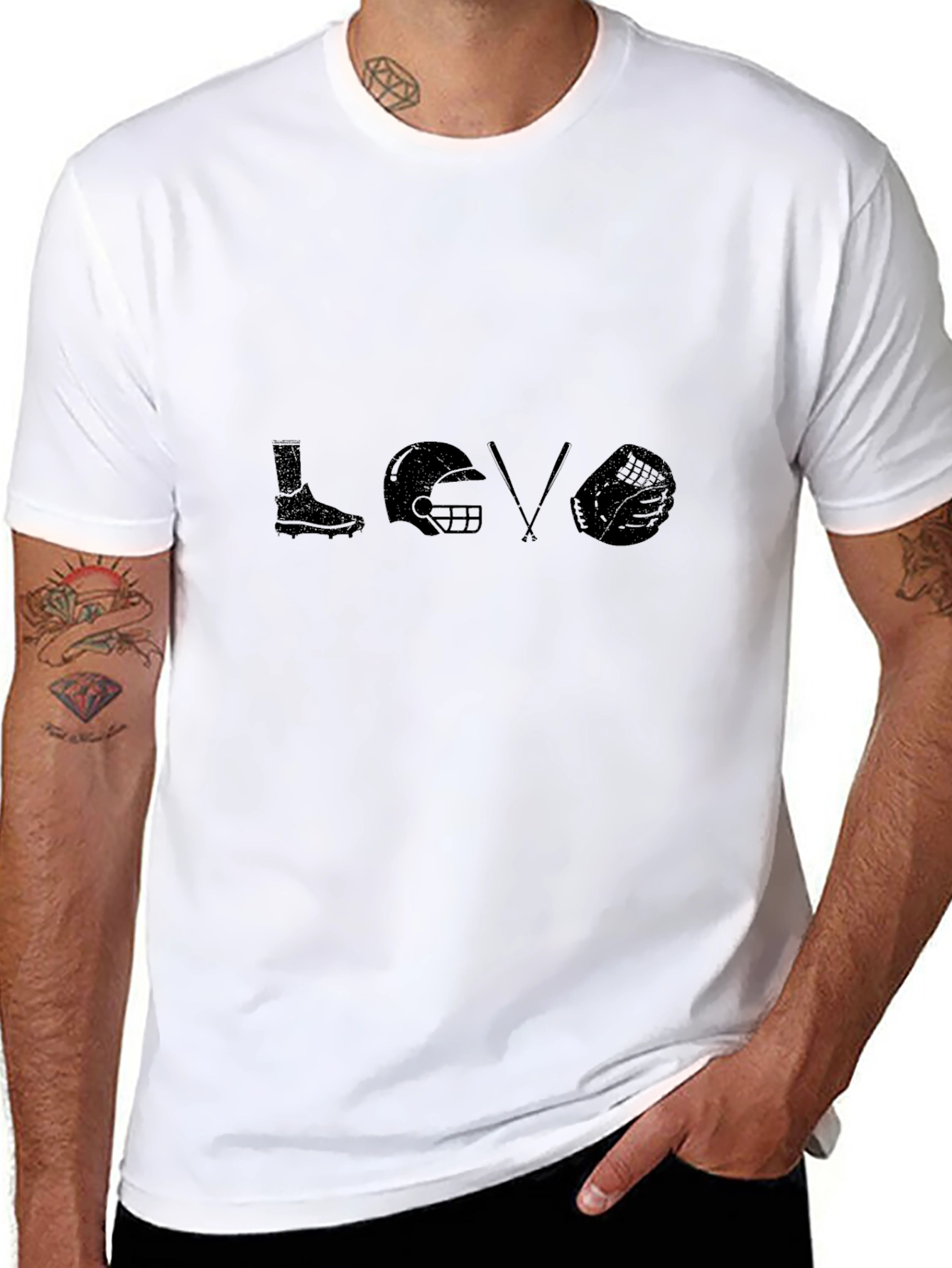Love Baseball Graphic Tee