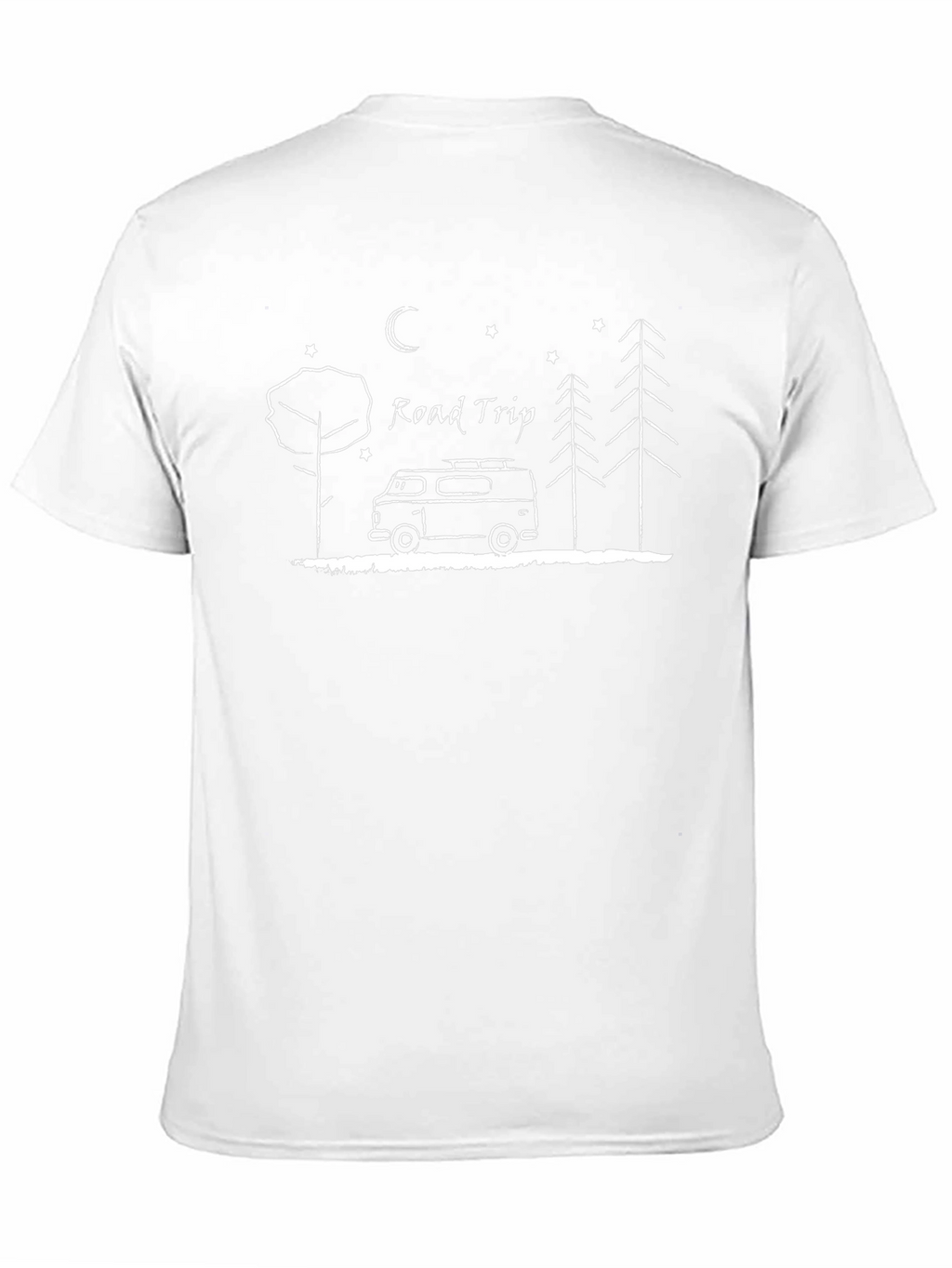 Road Trip Van Graphic Tee - Stylish Black T-Shirt