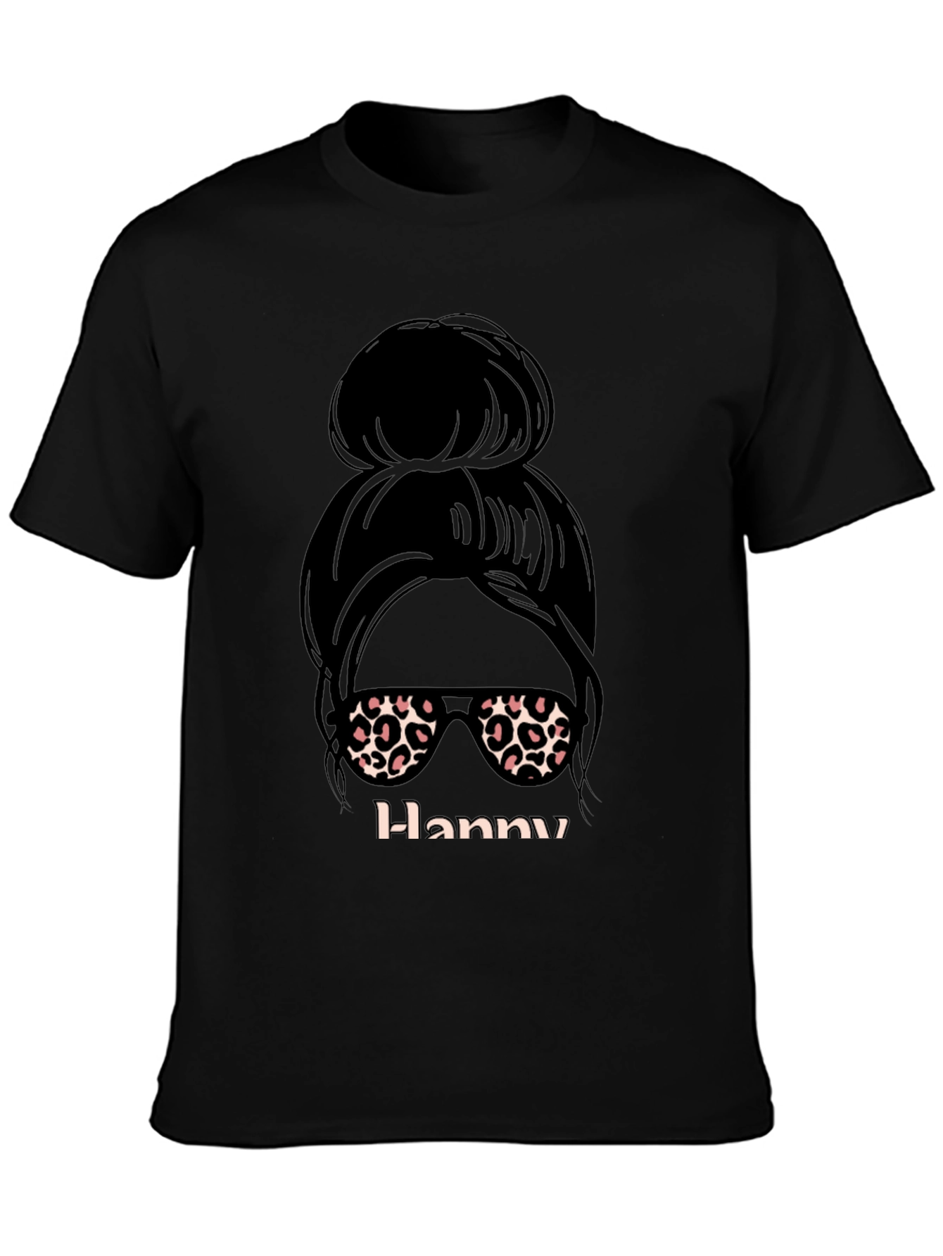 Messy Bun Hanny Graphic Tee