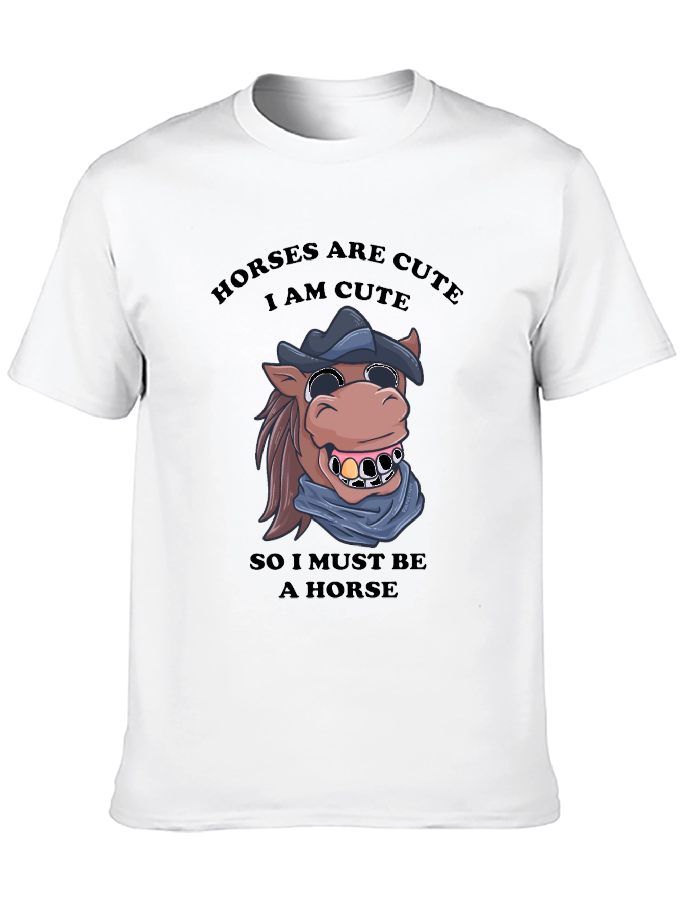 Humorous Horse T-Shirt - Cute & Funny Tee