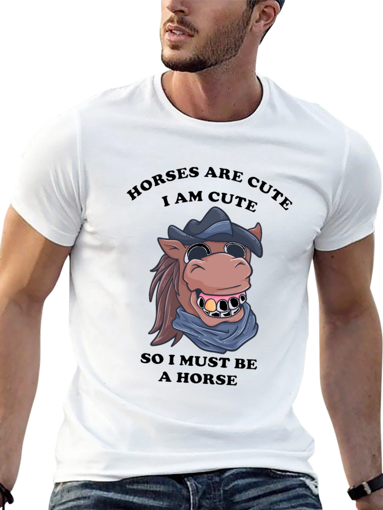 Humorous Horse T-Shirt - Cute & Funny Tee