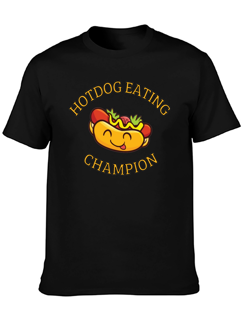 Hotdog Eating Champion Graphic T-Shirt