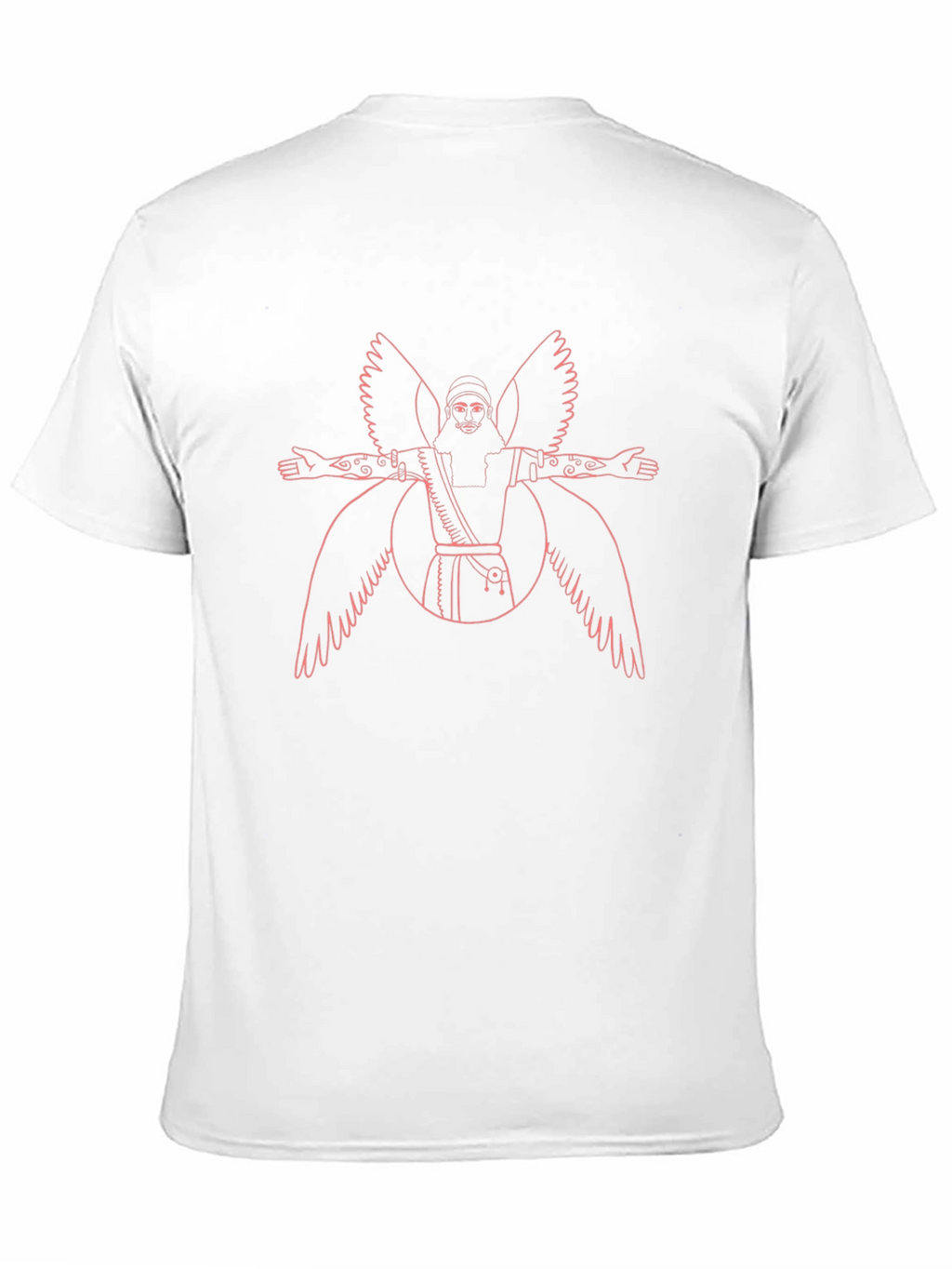 Winged Being Graphic T-Shirt - Black