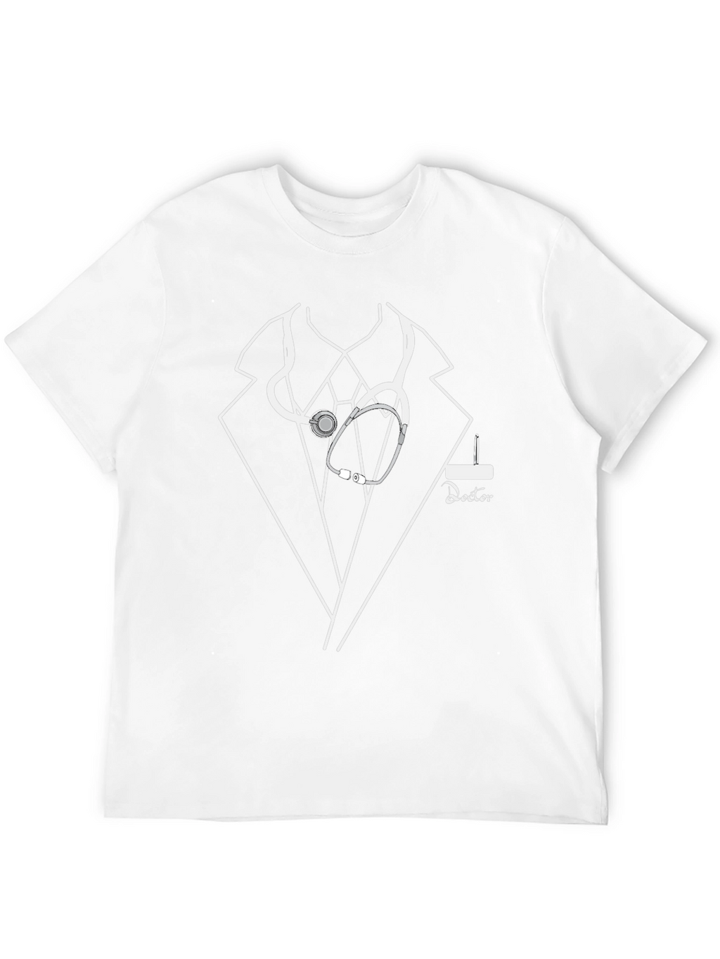 Doctor Outfit T-Shirt - Novelty Stethoscope Tee