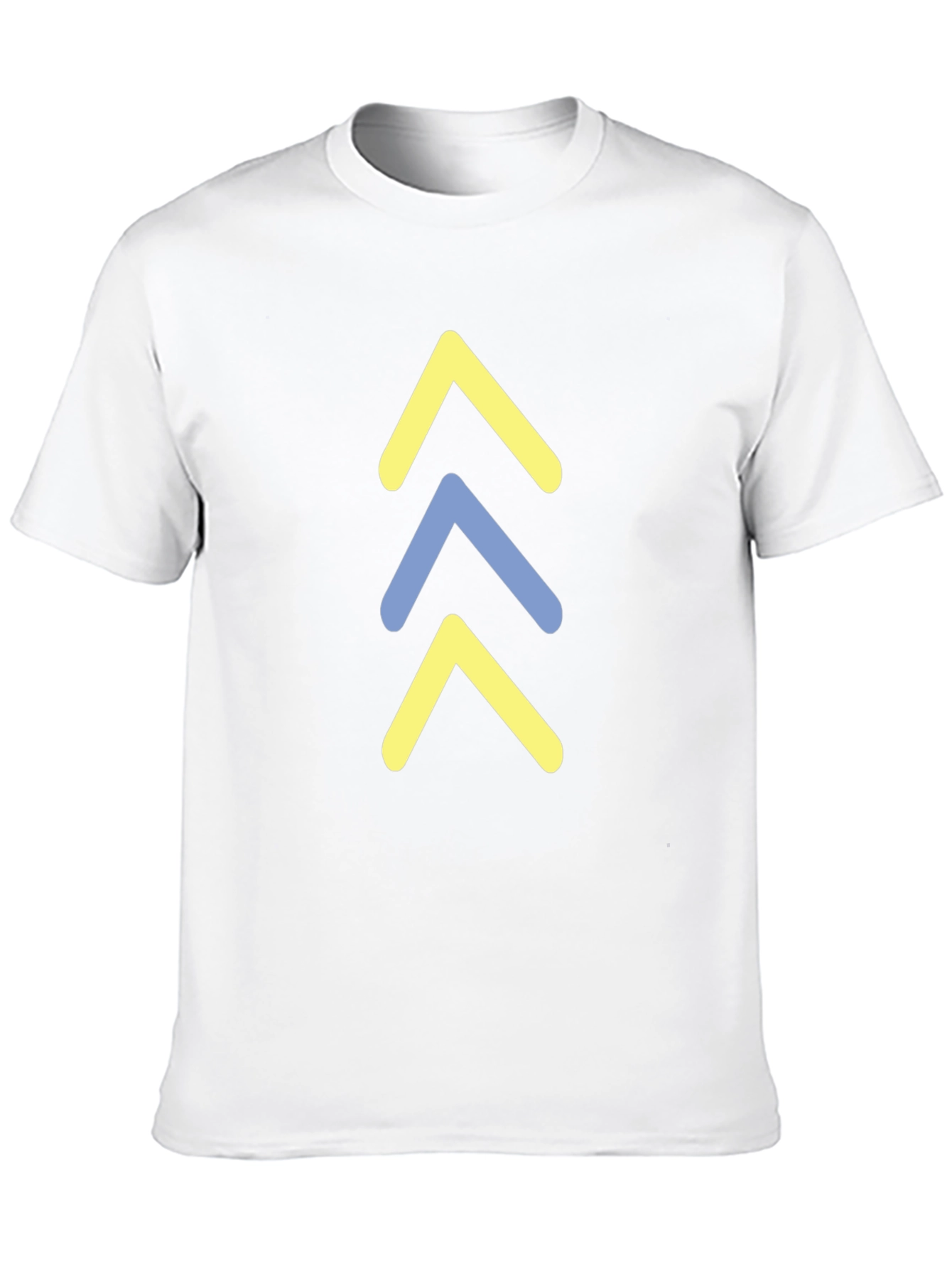 Arrow Stack Graphic Tee - Casual Black T-Shirt