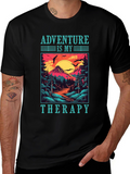 Adventure Is My Therapy T-Shirt - Nature Graphic Tee