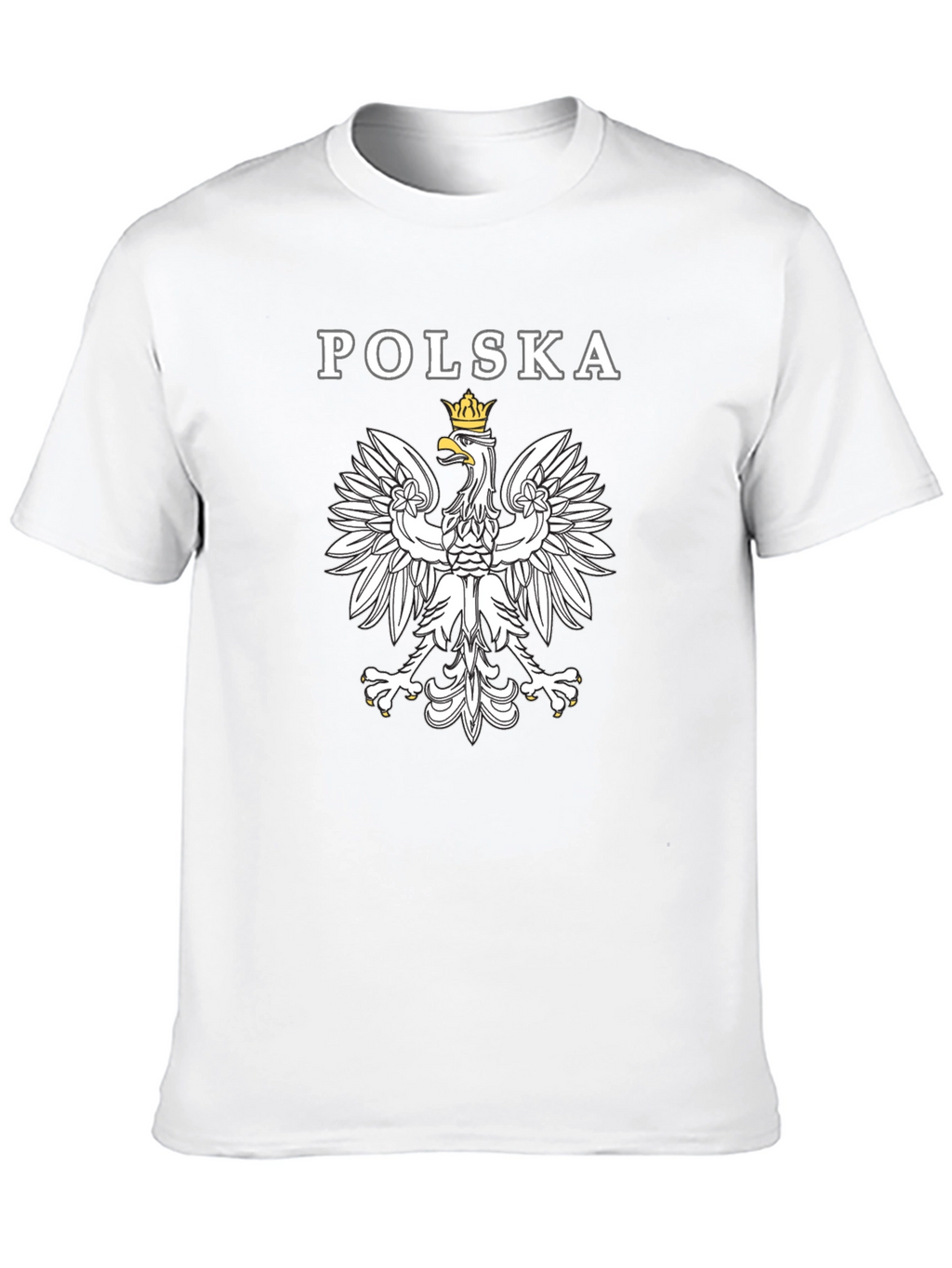 Poland Eagle Crest Graphic T-Shirt - Patriotic Pride