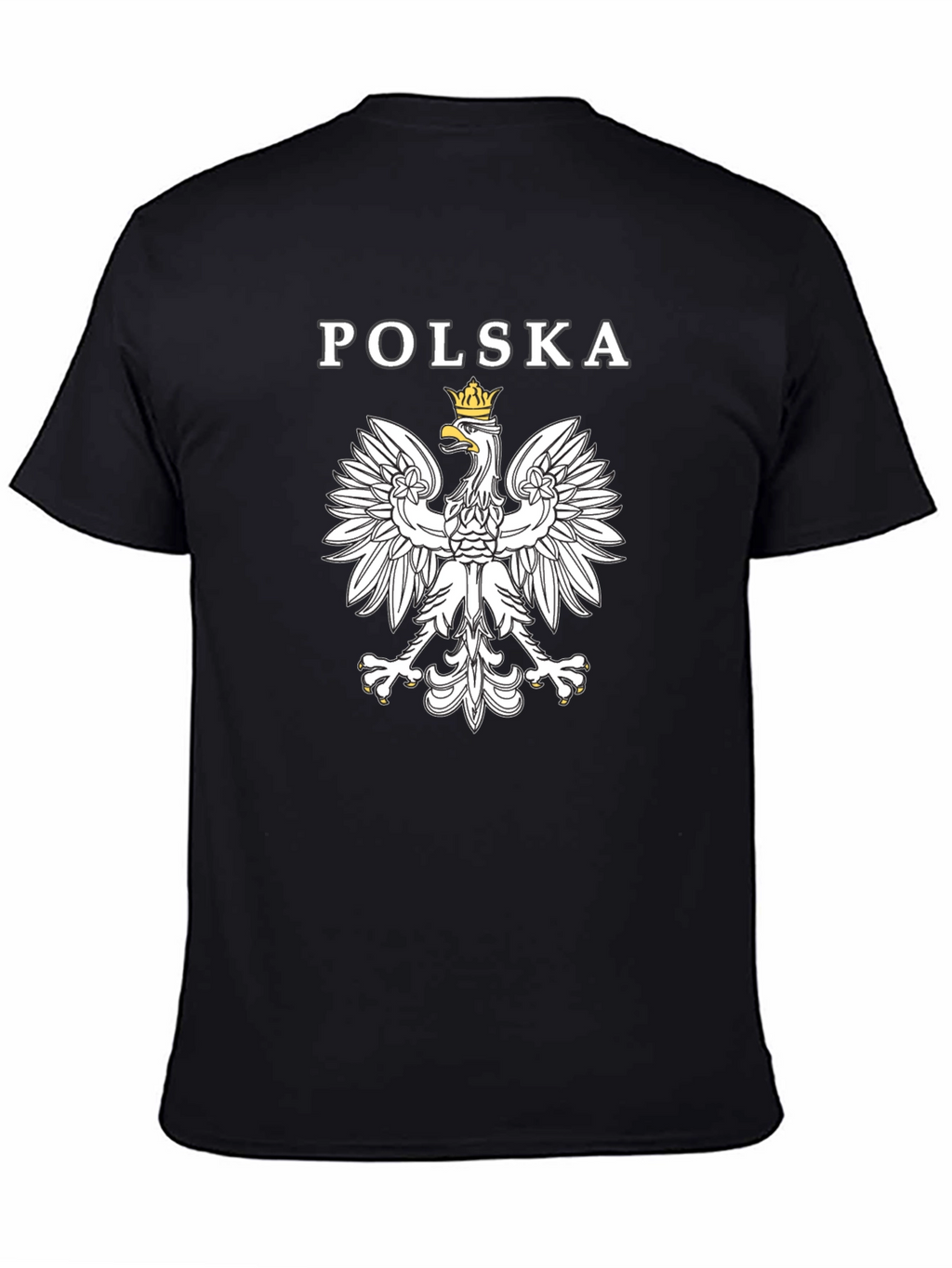 Poland Eagle Crest Graphic T-Shirt - Patriotic Pride