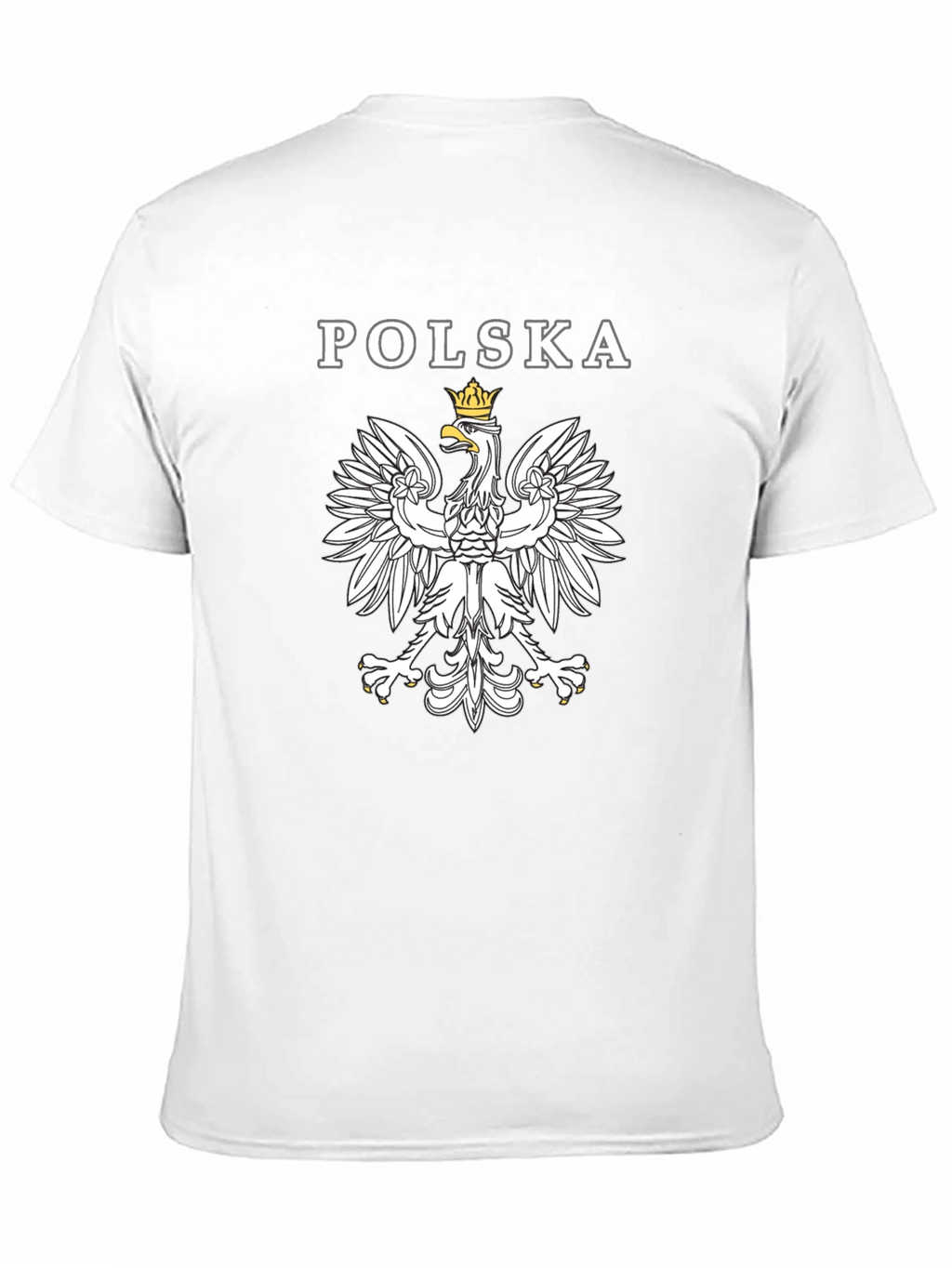 Poland Eagle Crest Graphic T-Shirt - Patriotic Pride