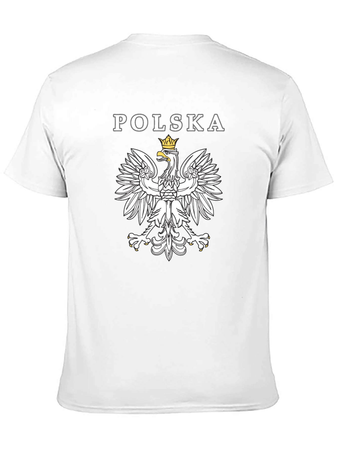 Poland Eagle Crest Graphic T-Shirt - Patriotic Pride