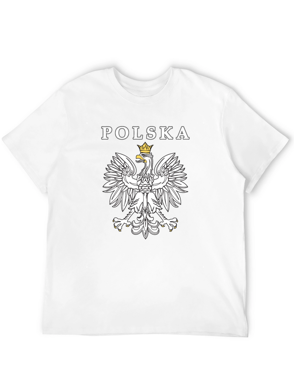 Poland Eagle Crest Graphic T-Shirt - Patriotic Pride