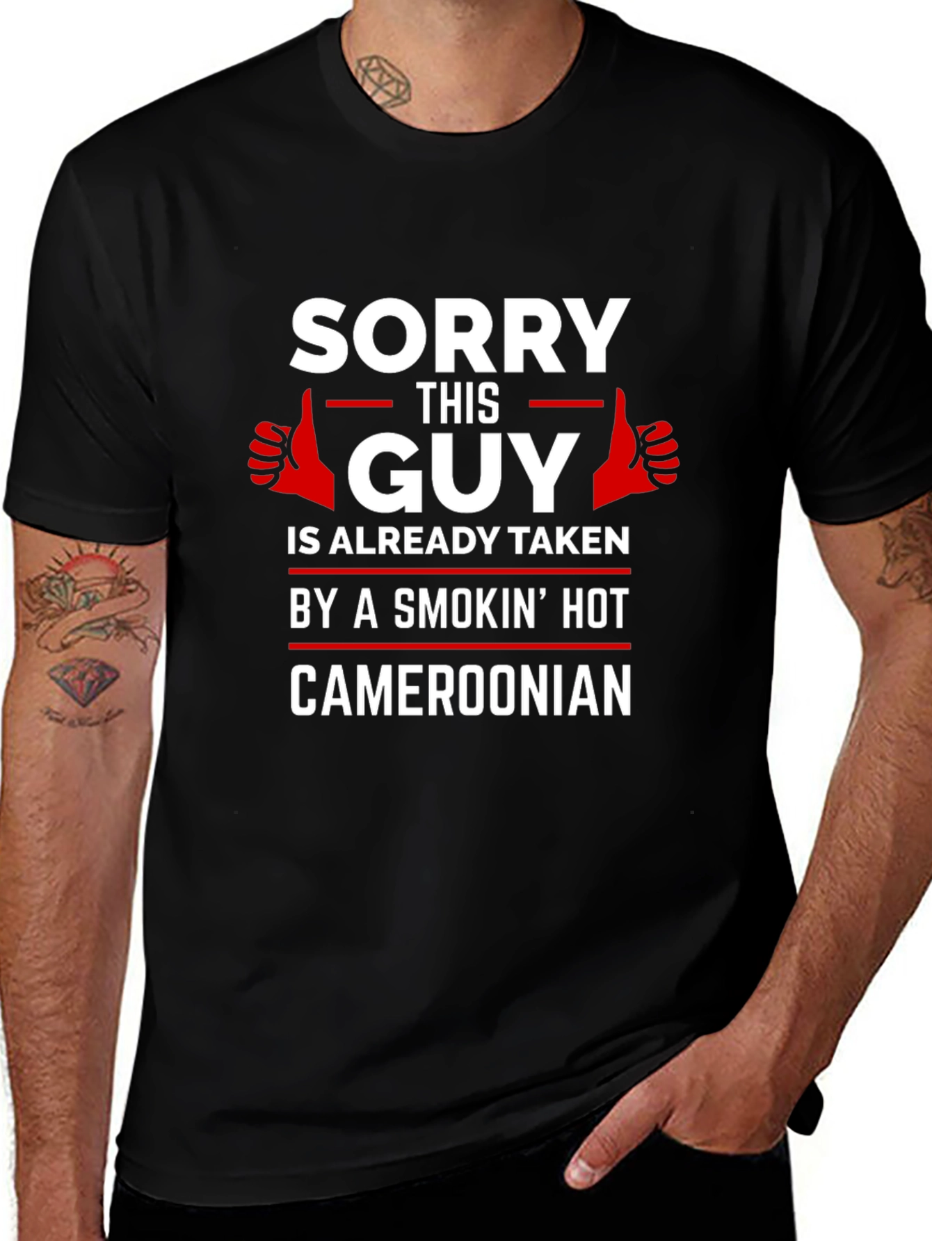 Sorry This Guy Is Already Taken Cameroonian T-Shirt