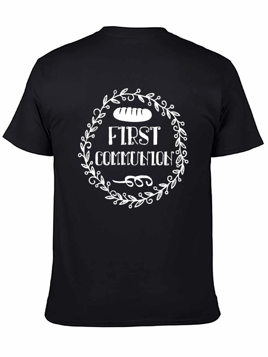 First Communion Black T-Shirt