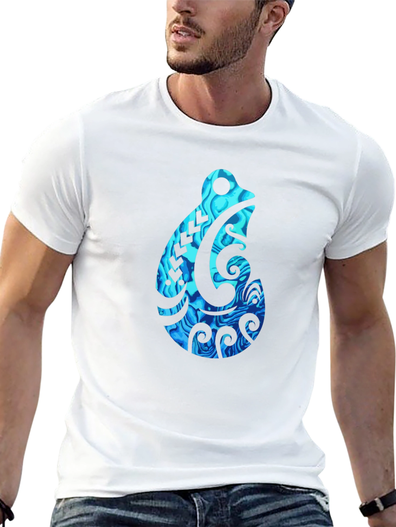 Blue Hook Graphic Tee