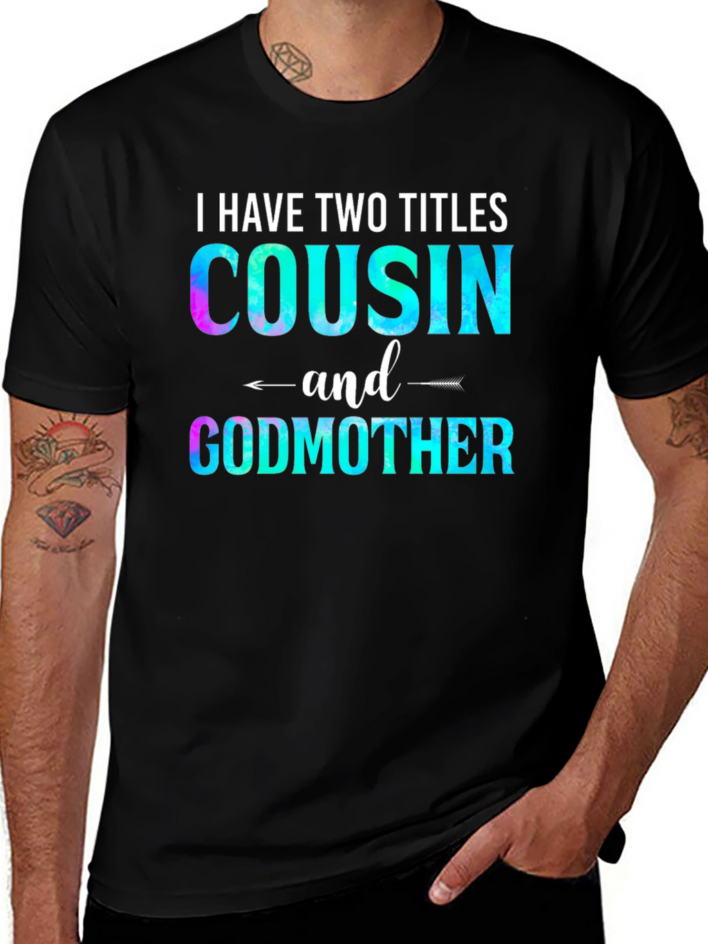 Cousin and Godmother Graphic T-Shirt