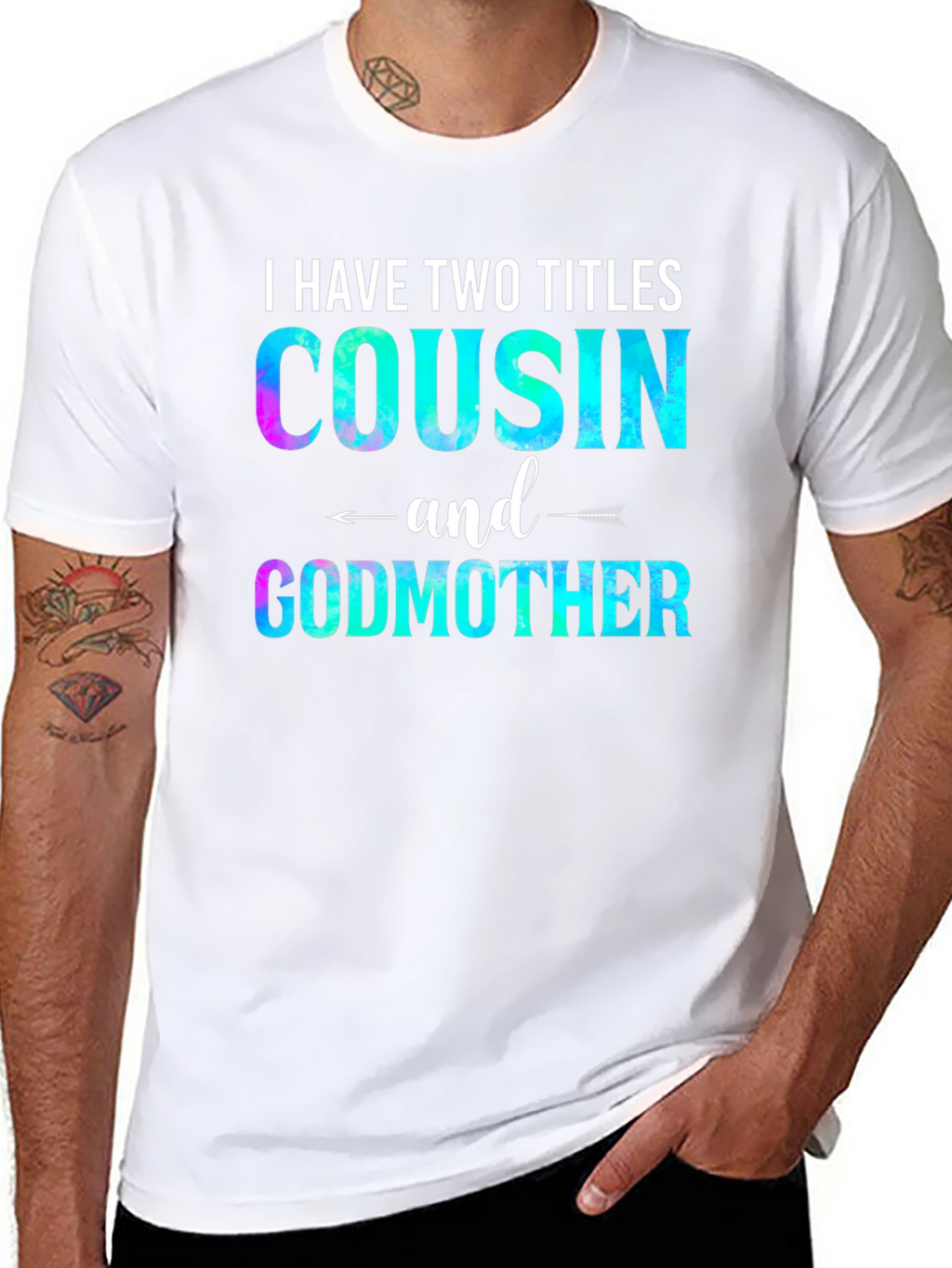 Cousin and Godmother Graphic T-Shirt