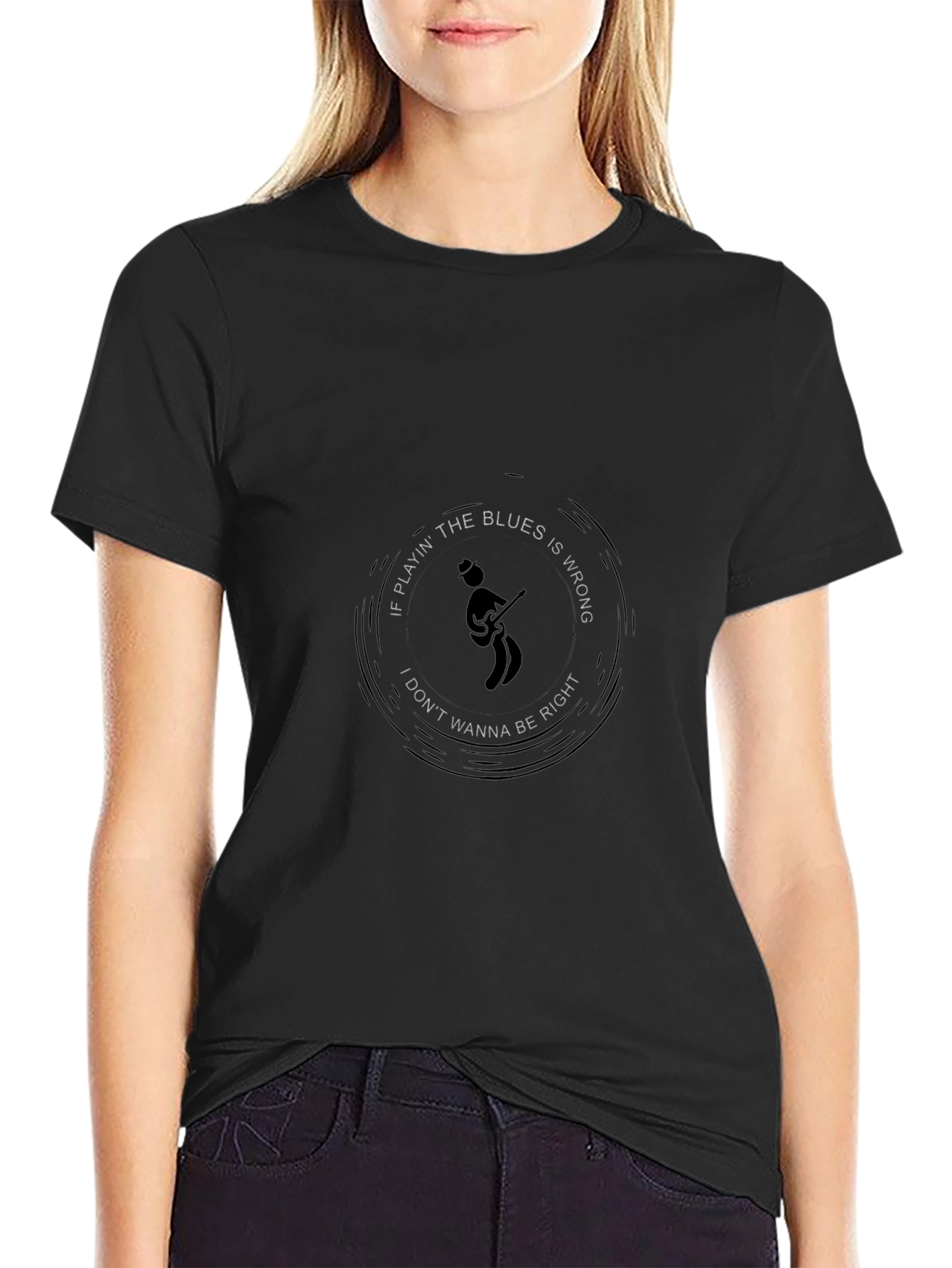 Blues Music T-Shirt - Playin the Blues