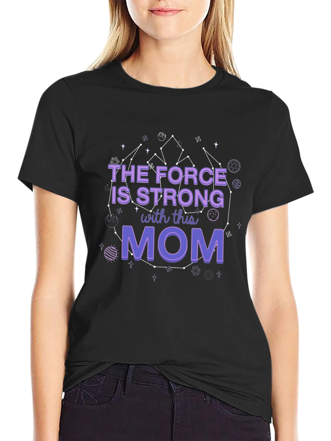 Force is Strong Mom T-Shirt - Star Wars Inspired Tee