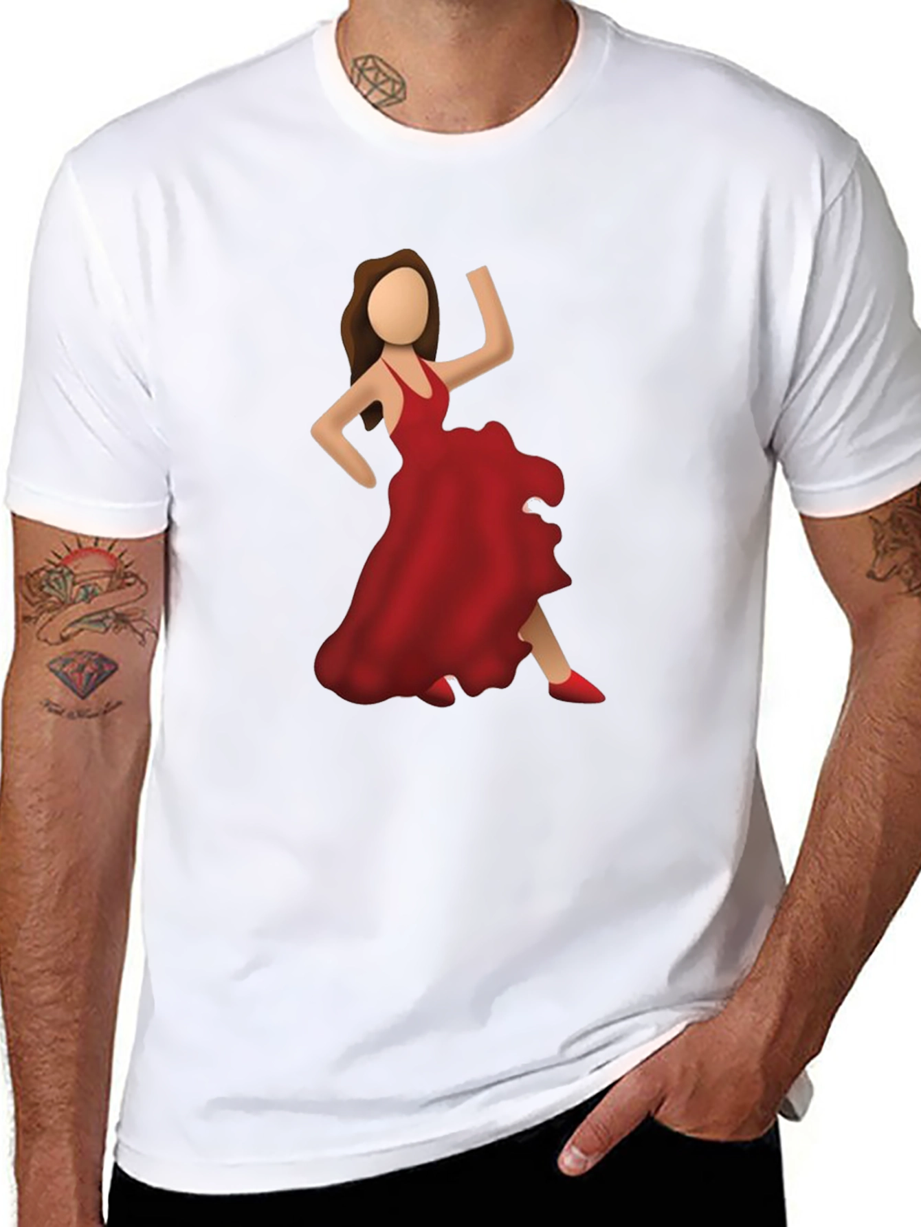 Dancing Woman Graphic T-Shirt - Stylish & Unique