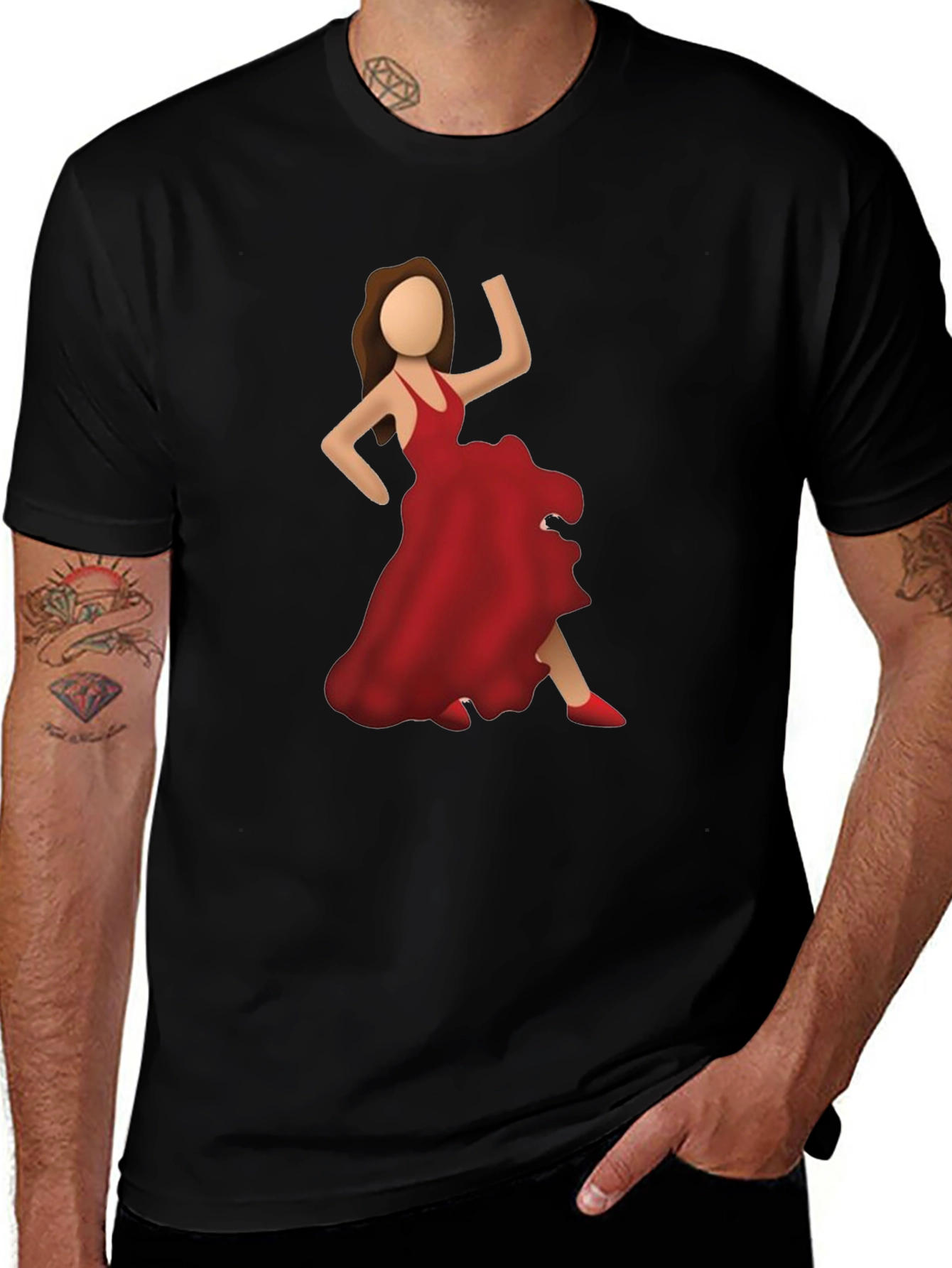 Dancing Woman Graphic T-Shirt - Stylish & Unique