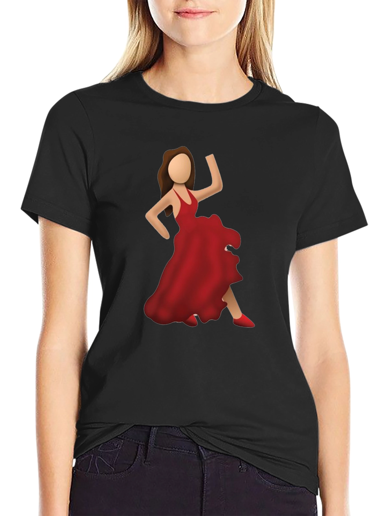Dancing Woman Graphic T-Shirt - Stylish & Unique