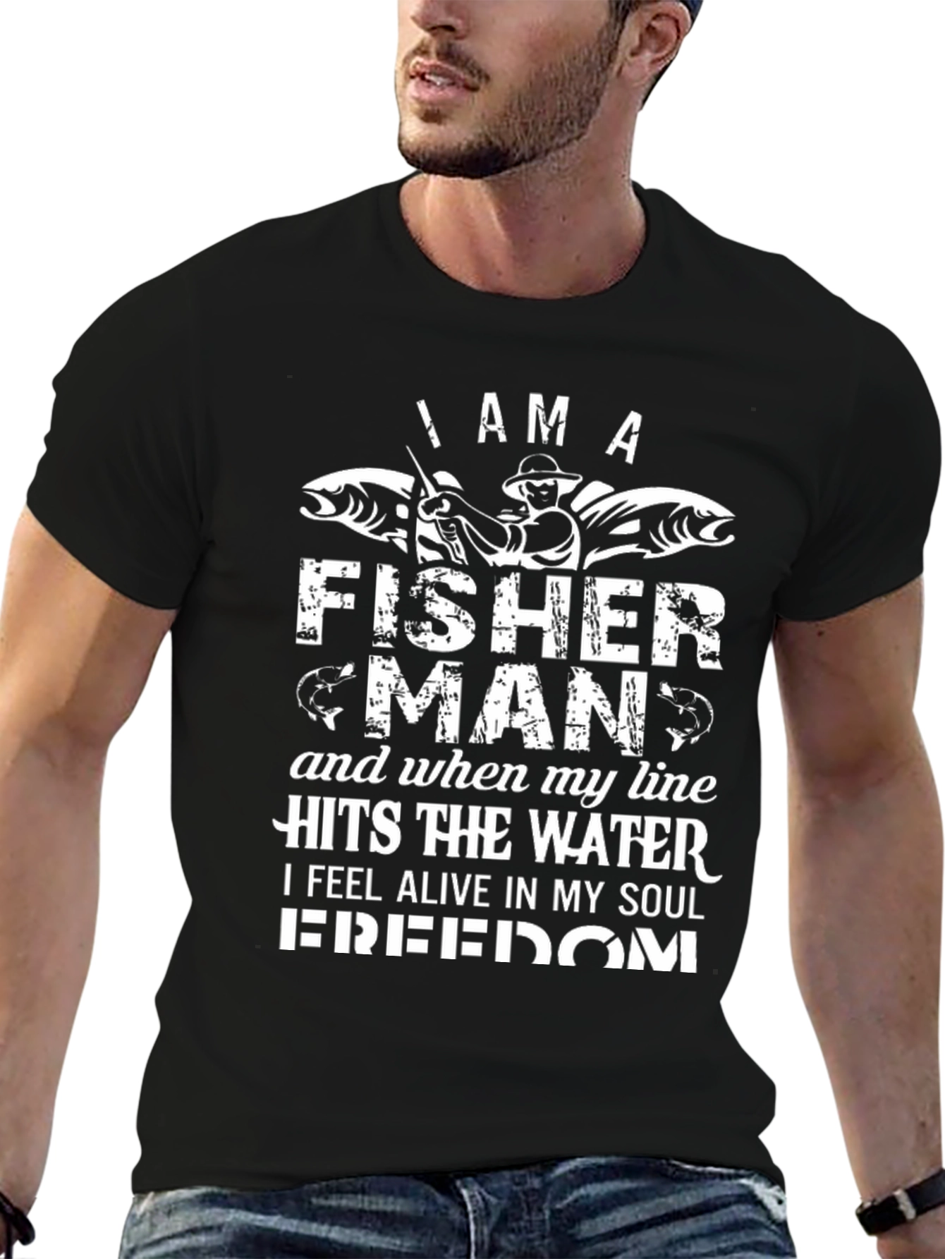 I am a Fisherman Graphic Tee