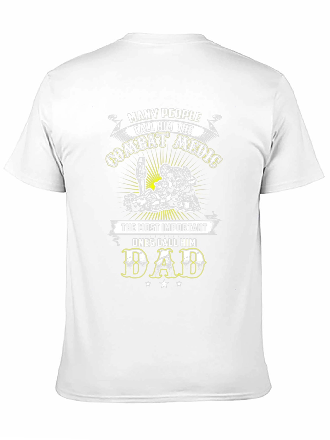 Combat Medic Dad Graphic T-Shirt