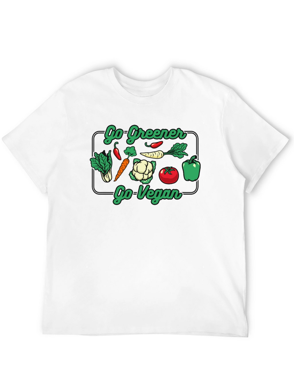 Go Greener Go Vegan Graphic Tee
