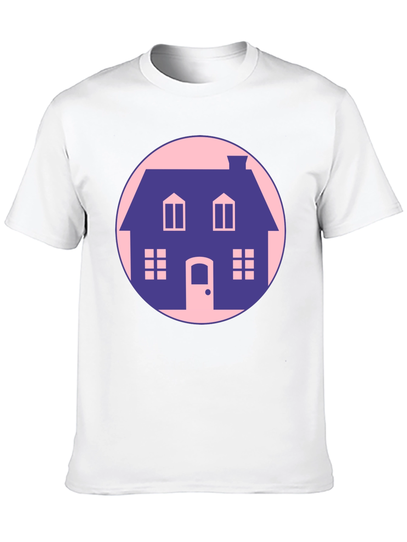 House Graphic Tee - Minimalist Style