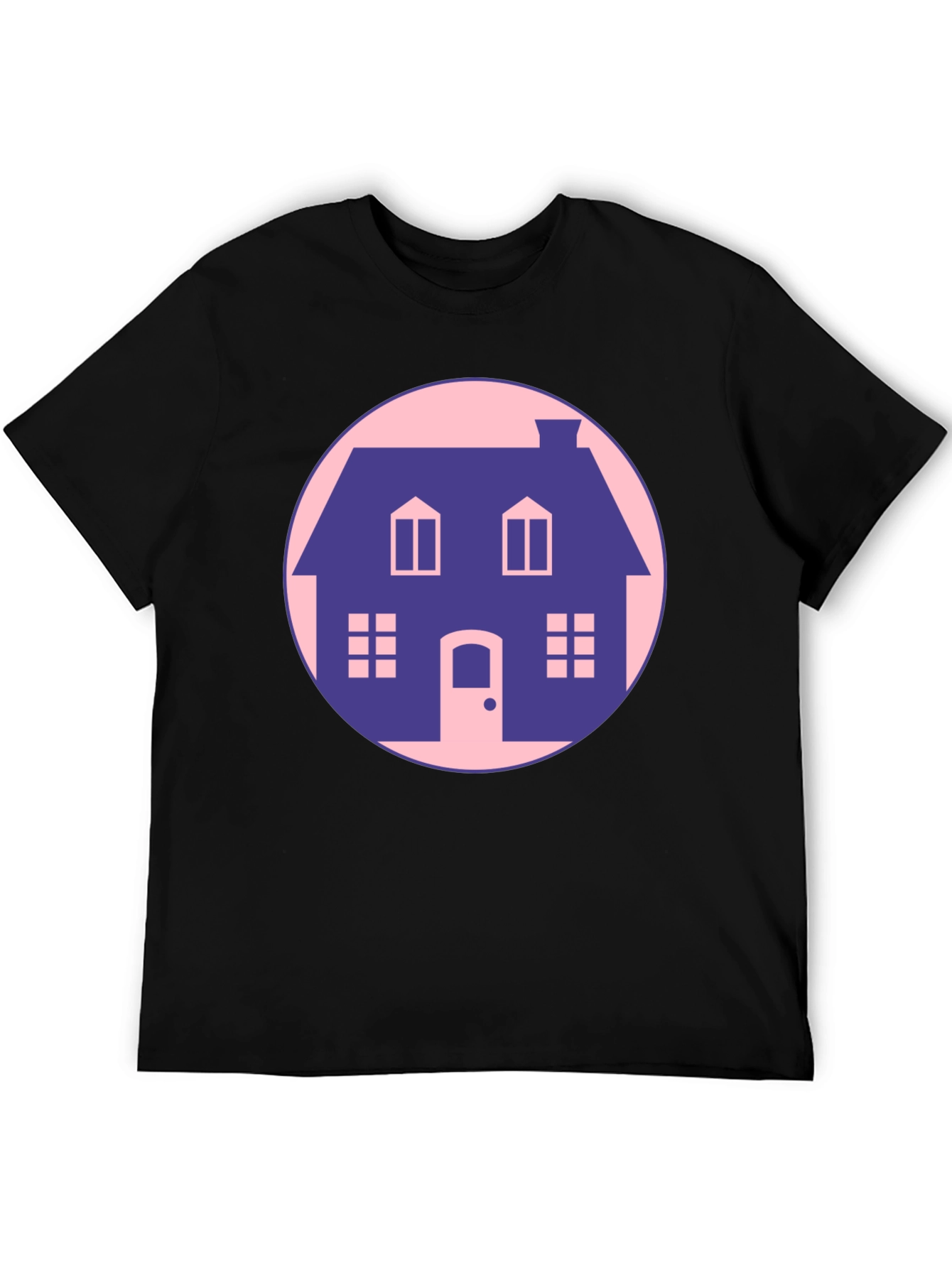 House Graphic Tee - Minimalist Style