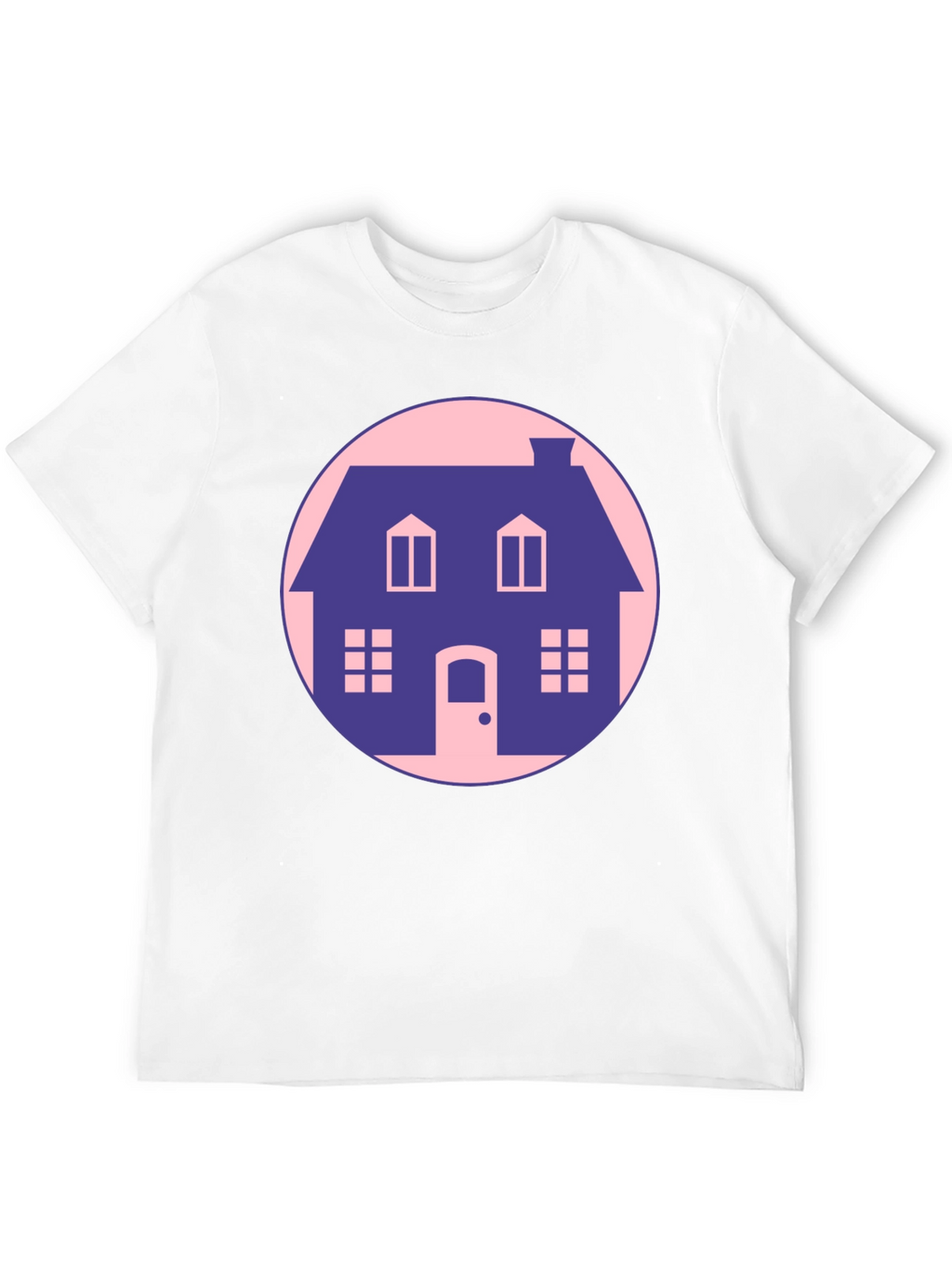House Graphic Tee - Minimalist Style