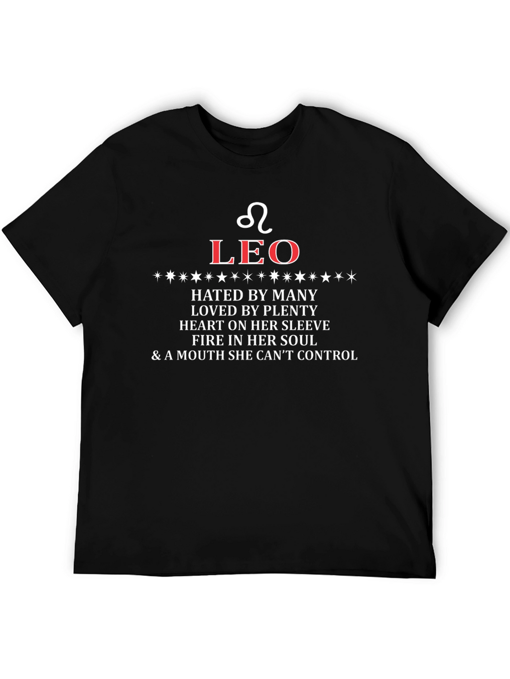 Leo Zodiac Graphic T-Shirt Fire Sign Tee