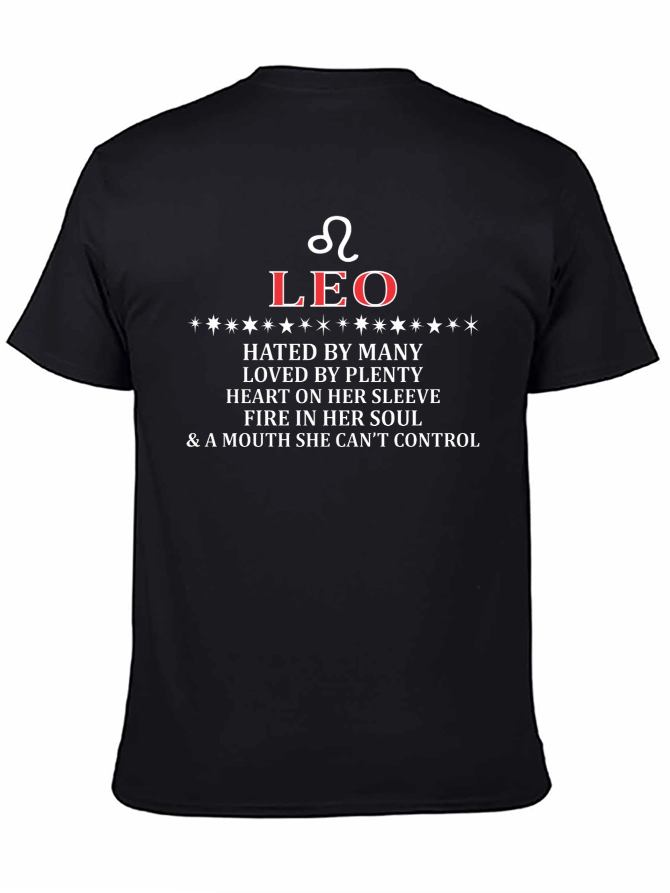 Leo Zodiac Graphic T-Shirt Fire Sign Tee