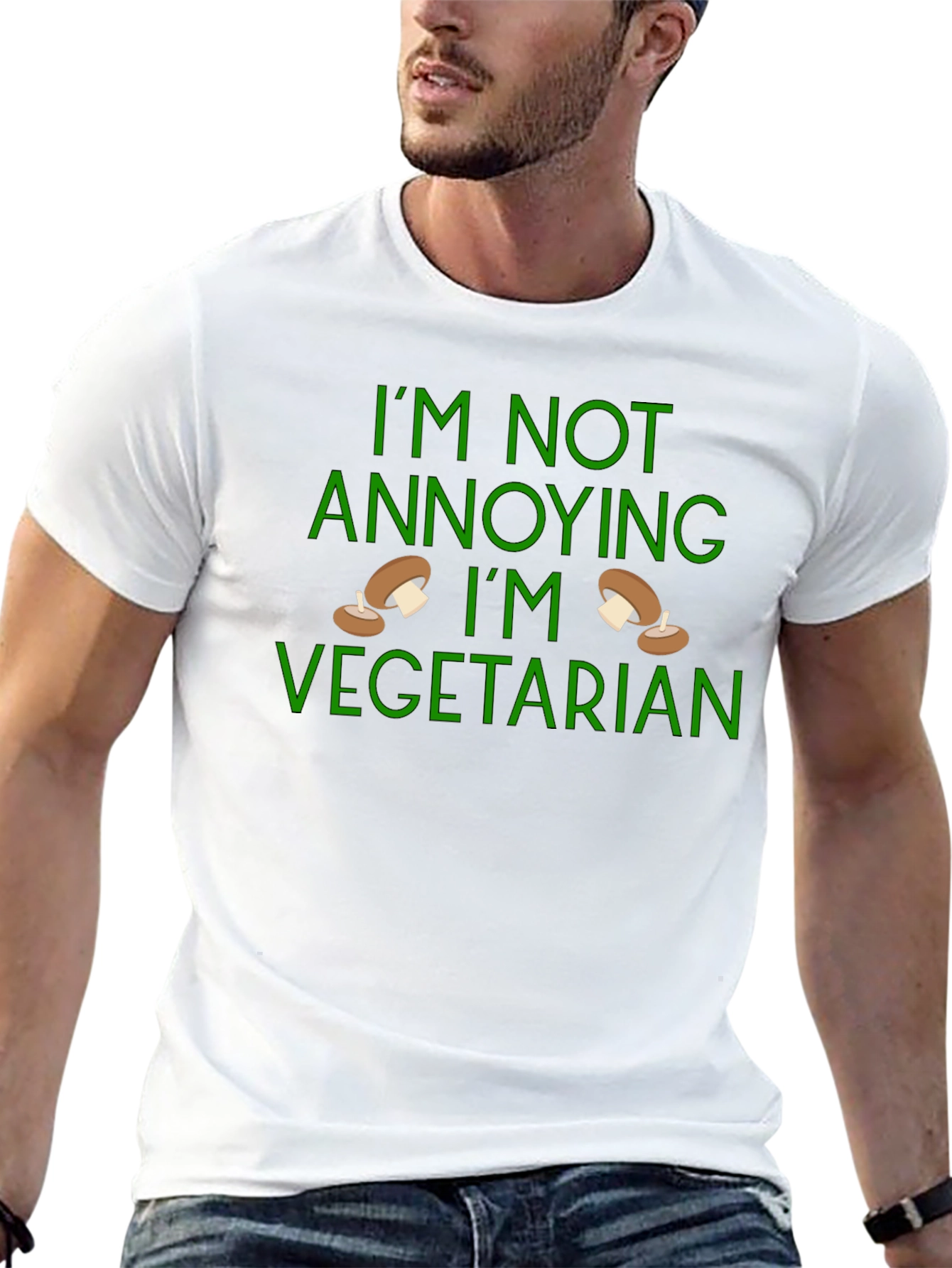 Funny Vegetarian T-Shirt - Im Not Annoying