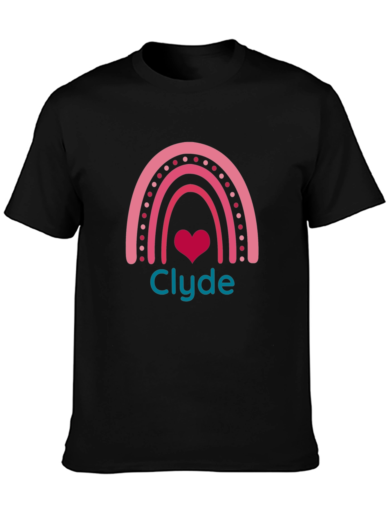 Clyde Rainbow Heart T-Shirt