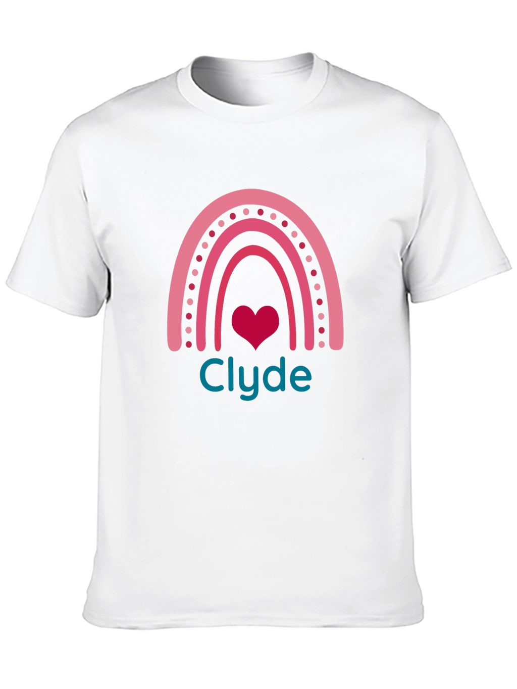 Clyde Rainbow Heart T-Shirt