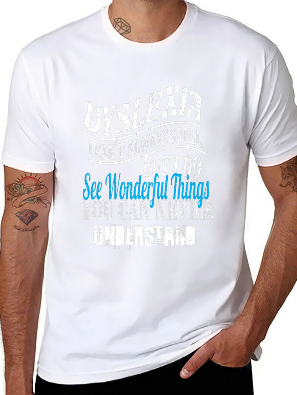 Dyslexia Awareness Graphic T-Shirt