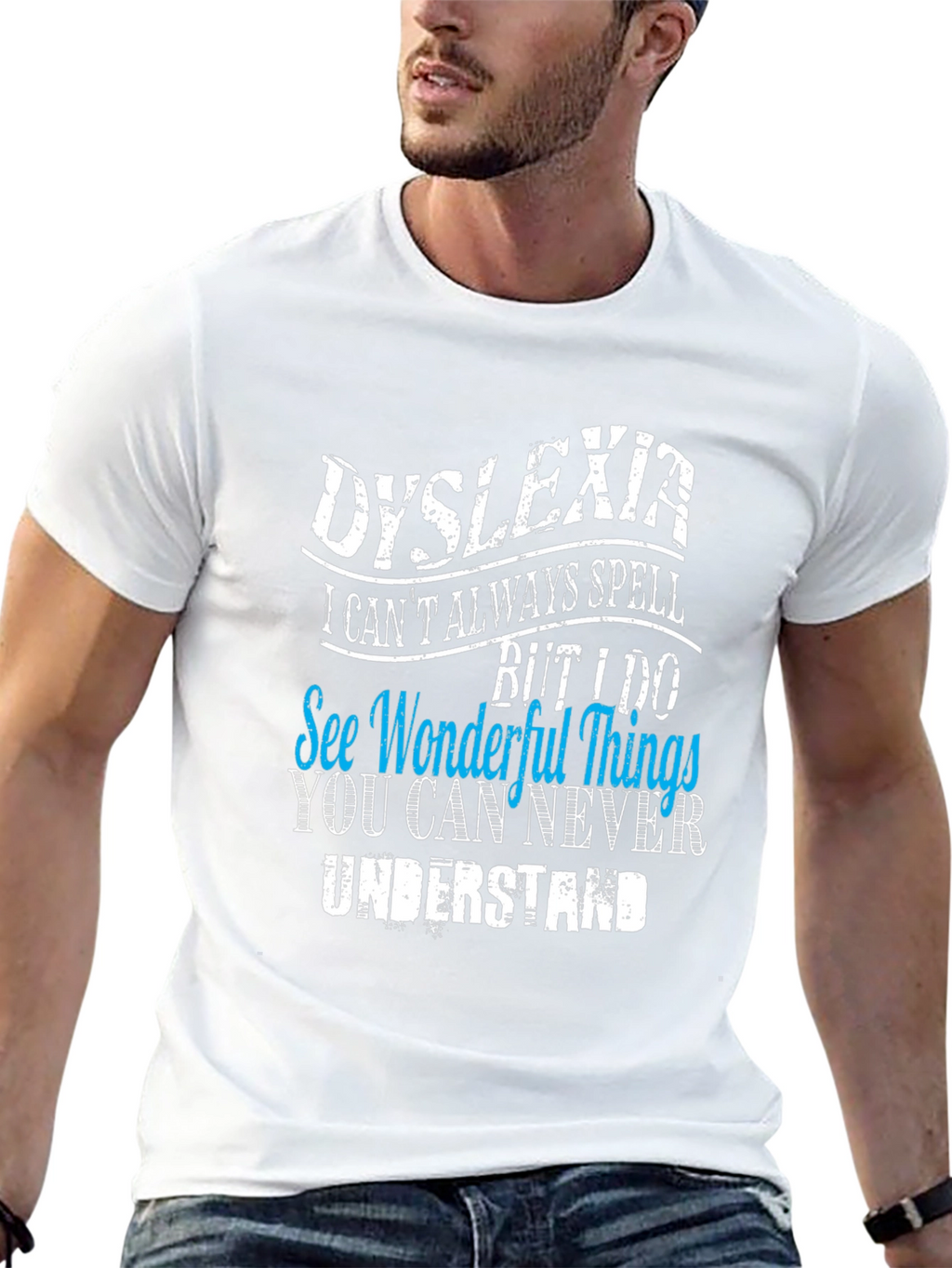 Dyslexia Awareness Graphic T-Shirt