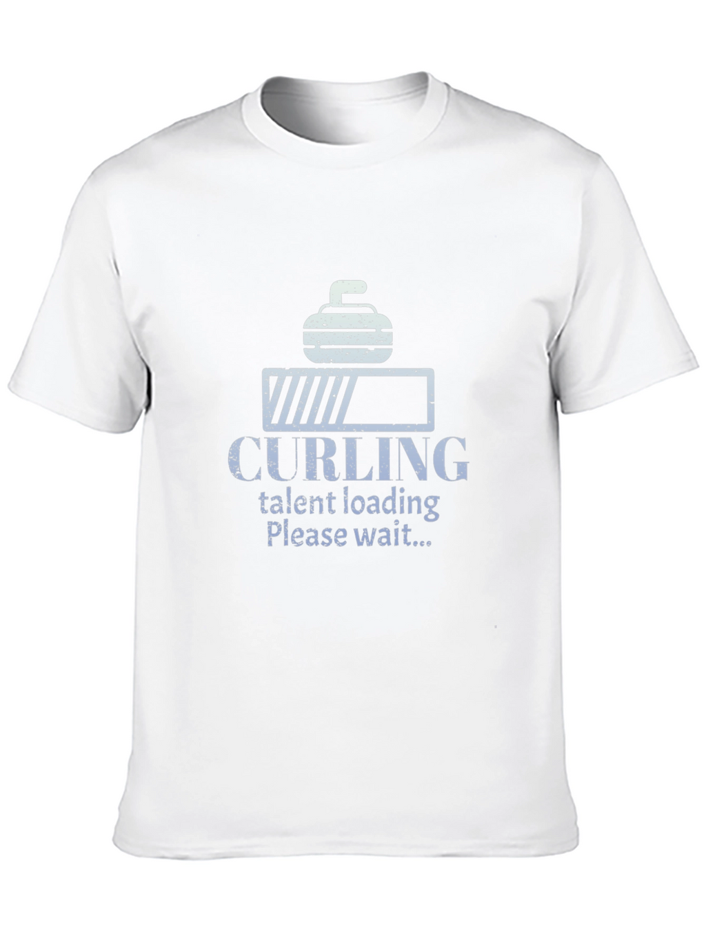 Curling Talent Loading T-Shirt - Funny Sports Tee
