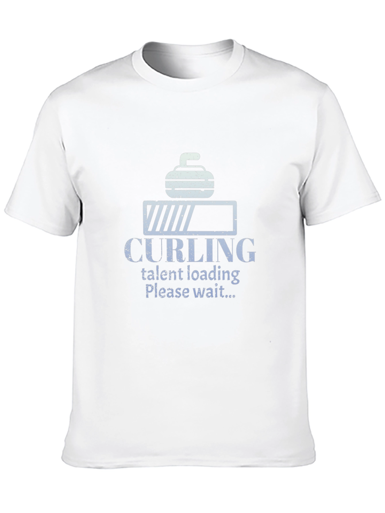 Curling Talent Loading T-Shirt - Funny Sports Tee