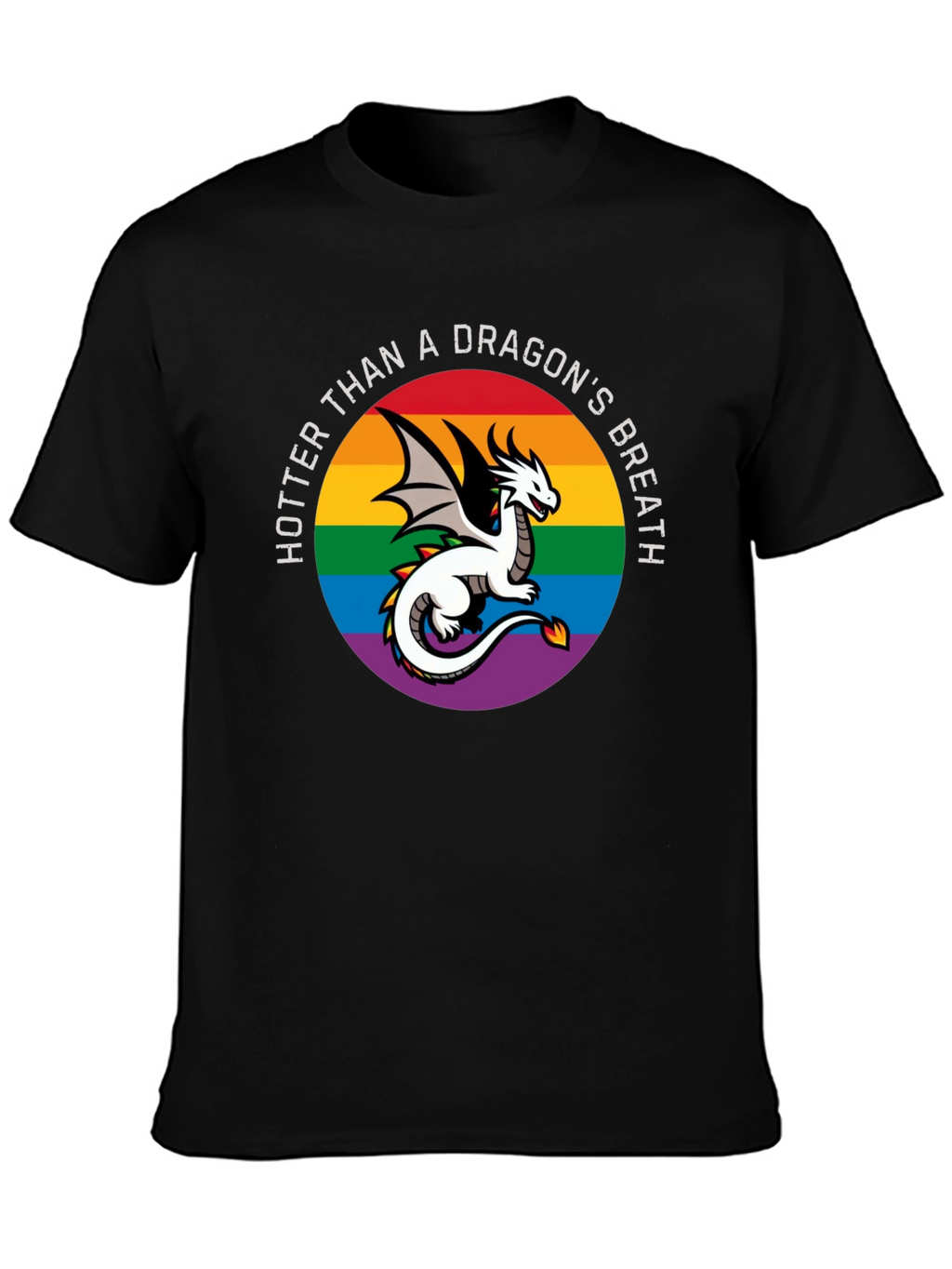 Hotter Than a Dragons Breath LGBT Pride T-Shirt