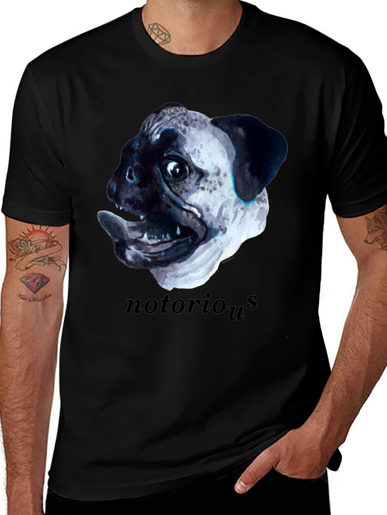 Notorious Pugs T-Shirt - Funny Dog Tee