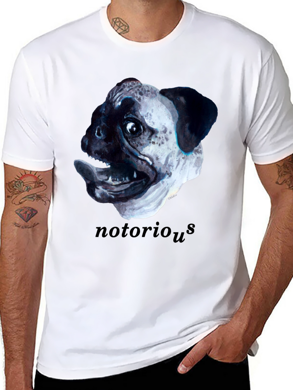 Notorious Pugs T-Shirt - Funny Dog Tee