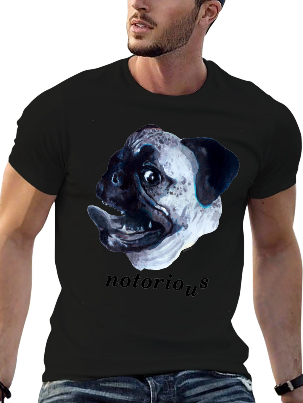 Notorious Pugs T-Shirt - Funny Dog Tee